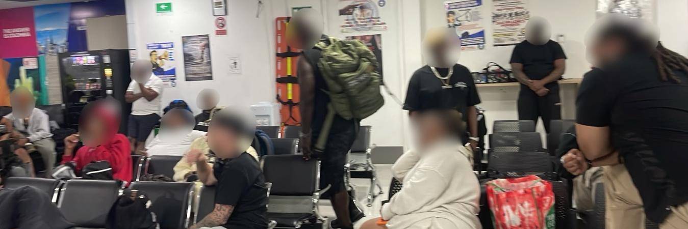 Estadounidenses inadmitidos en Colombia. FOTO: MIGRACIÓN COLOMBIA