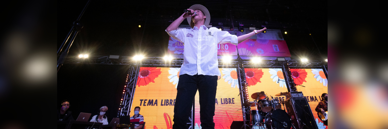 Festival Nacional de la Trova en Medellín. /FOTO: CAMILO SUÁREZ
