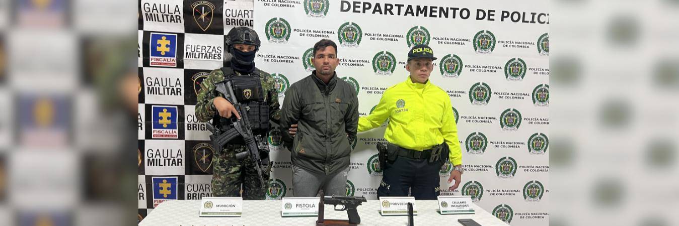 Alias Richard tras ser capturado. /FOTO: POLICÍA NACIONAL