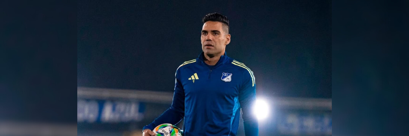 Radamel Falcao García, jugador de Millonarios. /FOTO: INSTAGRAM @falcao