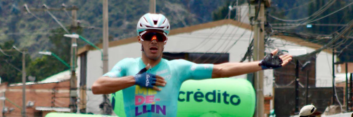 Wilmar Paredes, ganador de la primera etapa del Clásico RCN 2026. FOTO: TEAM MEDELLÍN