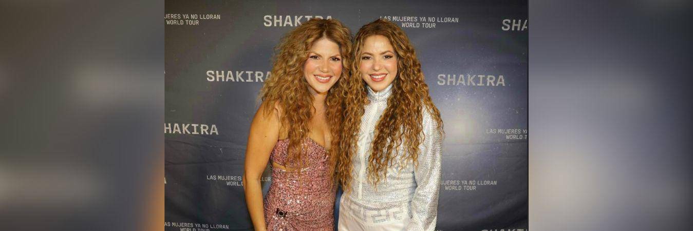 Shakibecca (izquierda) imita a Shakira (derecha) desde hace más de veinte años con canciones, vestuarios y coreografías. FOTO: INSTAGRAM @SHAKIBECCA