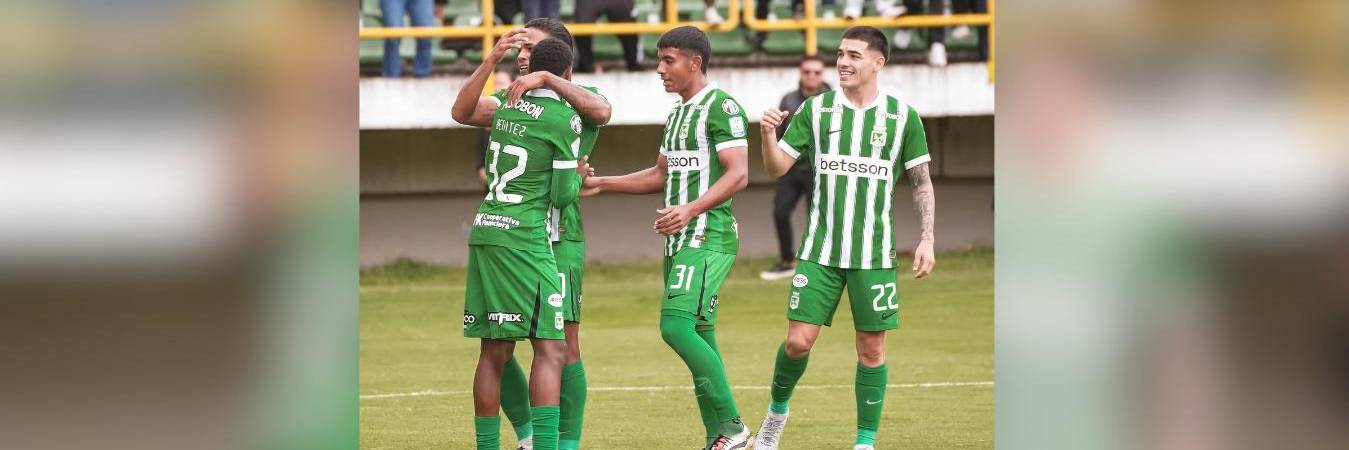 Atlético Nacional celebró en Tunja. FOTO: ATLÉTICO NACIONAL 
