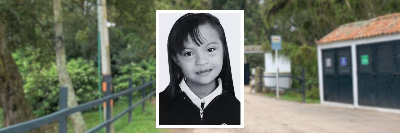 Entrada al río Frío de Cajicá, Cundinamarca y Valeria Afanador. /FOTO: LA FM (FONDO) Y REDES SOCIALES (VÍCTIMA)