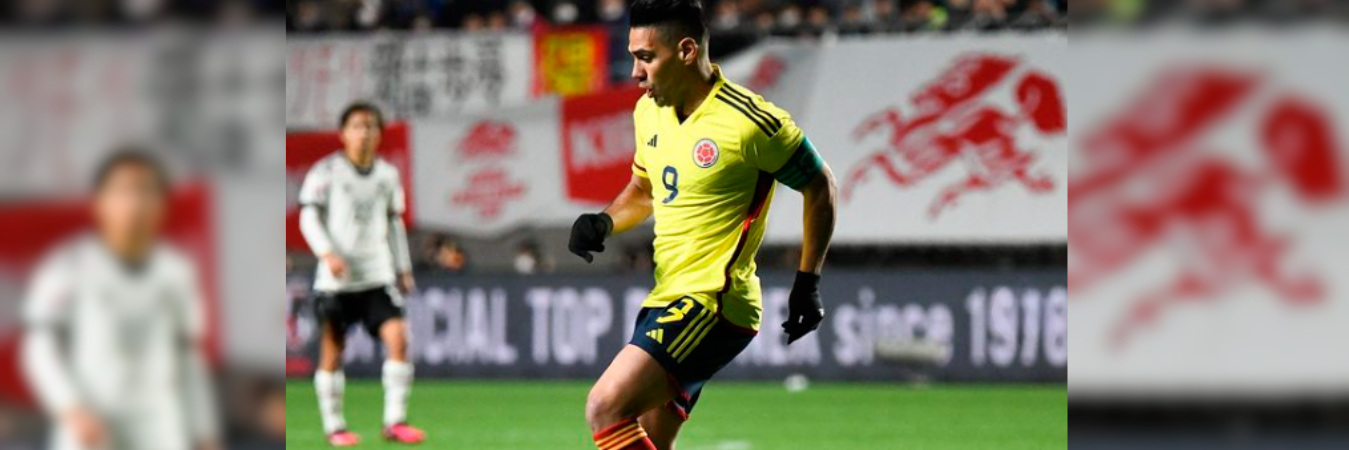 Radamel Falcao García disputando un partido con la Selección Colombia. /FOTO: INSTAGRAM @falcao