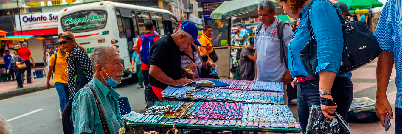 Venta de loterías. /FOTO: ARCHIVO