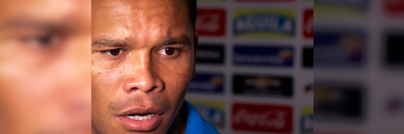 Carlos Bacca en rueda de prensa de la Selección Colombia/ FOTO: COLPRENSA