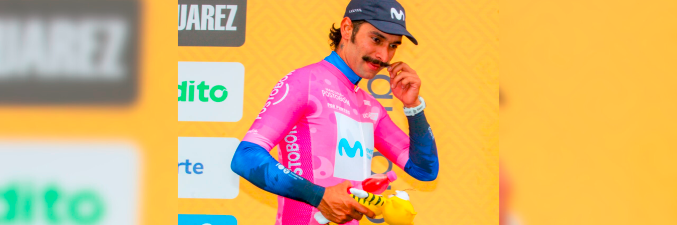 Esta es la primera victoria del colombiano en la temporada que inicia. / FOTO: LUIS BARBOSA - PRENSA MOVISTAR COLOMBIA