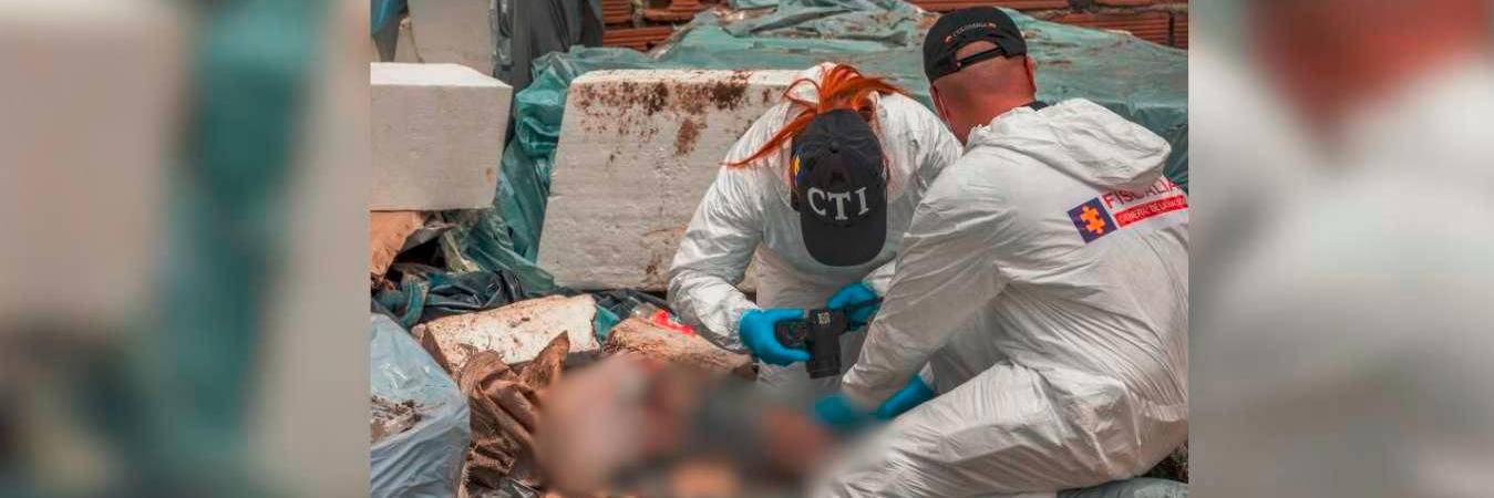 Imagen de la inspección del cadáver de Paula Andrea Restrepo en 2019. /FOTO: ARCHIVO Q’HUBO