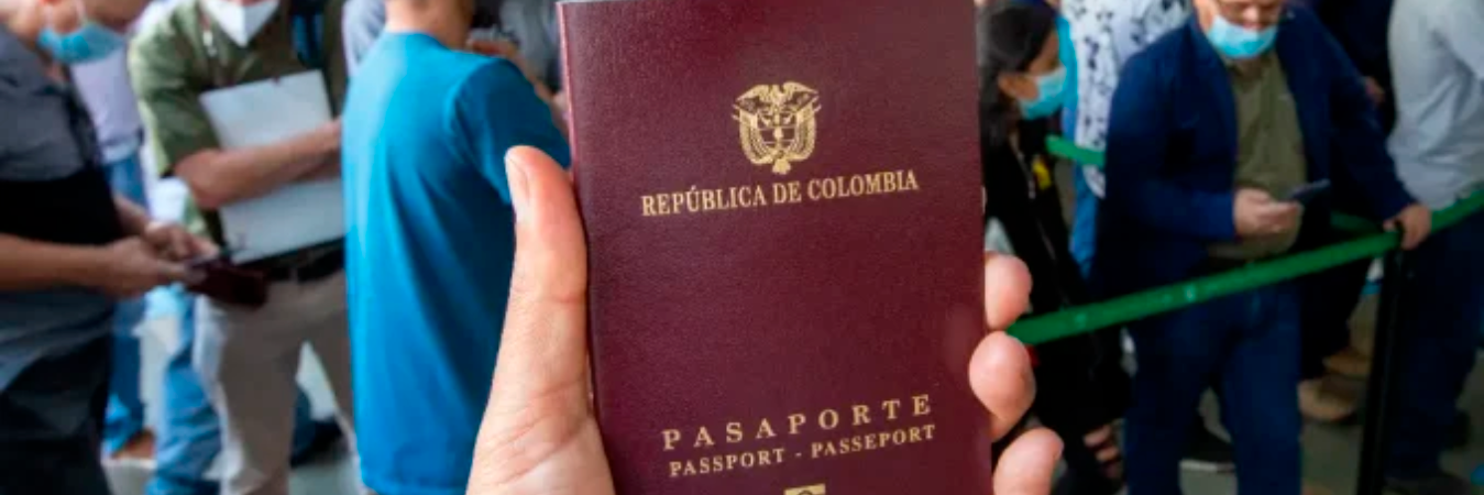 Pasaporte colombiano. /FOTO: ARCHIVO