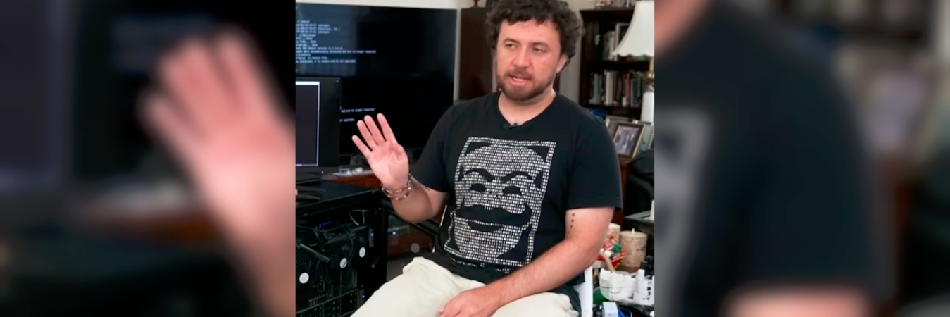 El colombiano vive en Estados Unidos y tiene una empresa de ciberseguridad. /FOTO: CAPTURA DE PANTALLA