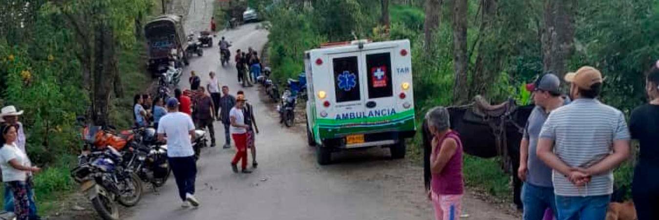 En este sector ocurrió el accidente que dejó 4 muertos. /FOTO: CORTESÍA DENUNCIAS ANTIOQUIA 