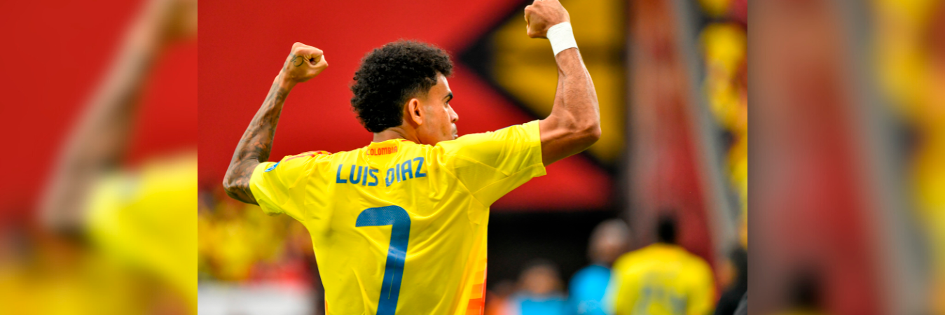 Luis Díaz fue una de las figuras del partido. / FOTO: FEDERACIÓN COLOMBIANA DE FÚTBOL