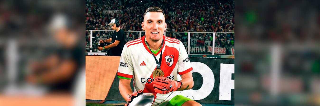 De acuerdo con el River Plate, Armani es el arquero con más títulos en la historia del fútbol argentino. / FOTO: RIVER PLATE
