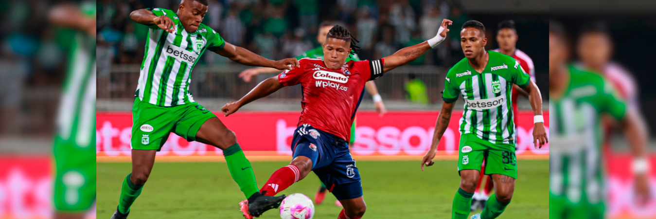 Atlético Nacional e Independiente Medellín se enfrentaron en la semifinal de ida el 31 de octubre. /FOTO: MANUEL SALDARRIAGA