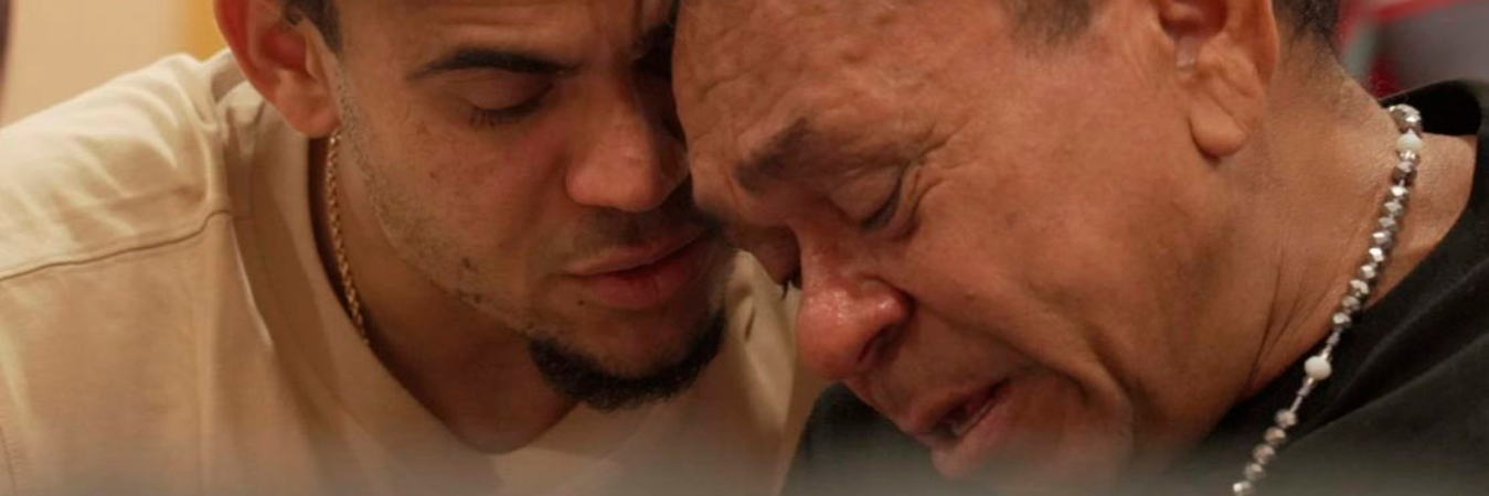 Reencuentro de Luis Díaz con su padre. /FOTO: X @FCFSeleccionCol