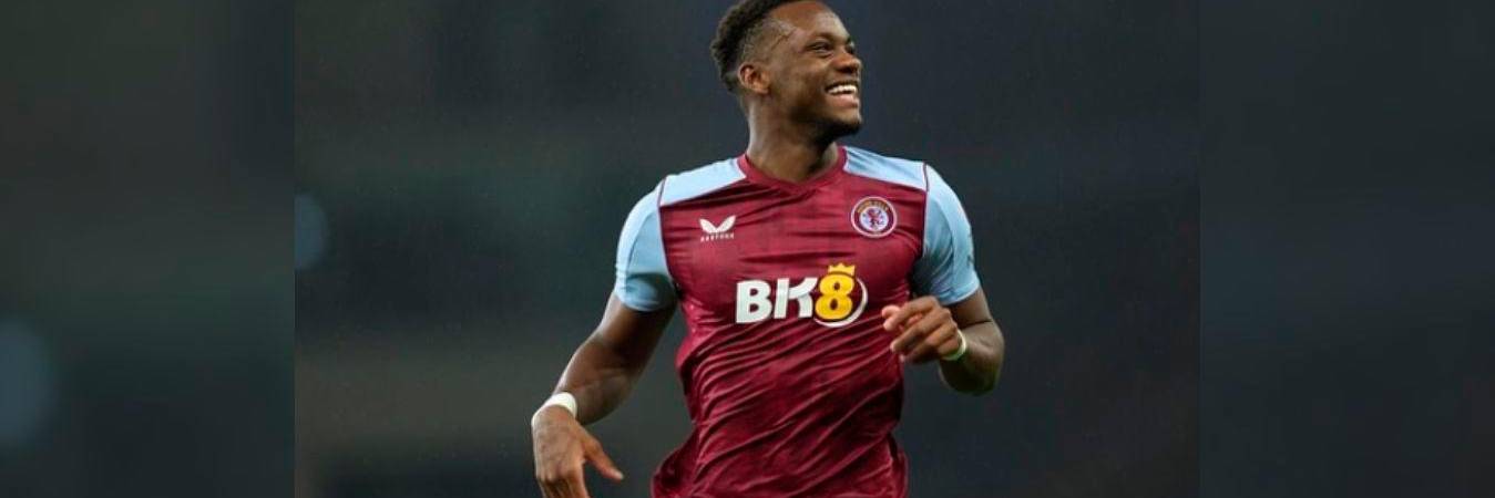 Jhon Jader Durán celebrando un gol con el Aston Villa. /FOTO: INSTAGRAM @jaderduran9