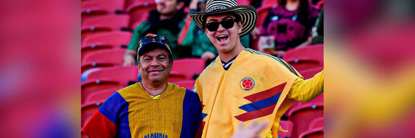 Hinchas de la Selección Colombia. /FOTO: FCF. 