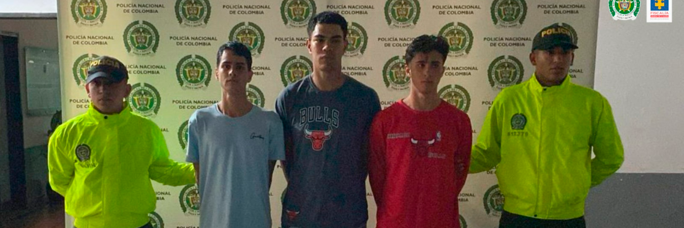 Todos terminaron privados de la libertad. /FOTO: CORTESÍA