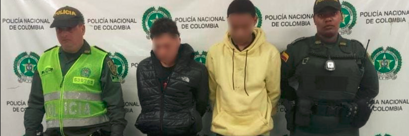 Los dos hombres tenían en su poder objetos electrónicos y joyas avaluadas en más de 25 millones de pesos. /FOTO: CORTESÍA. 