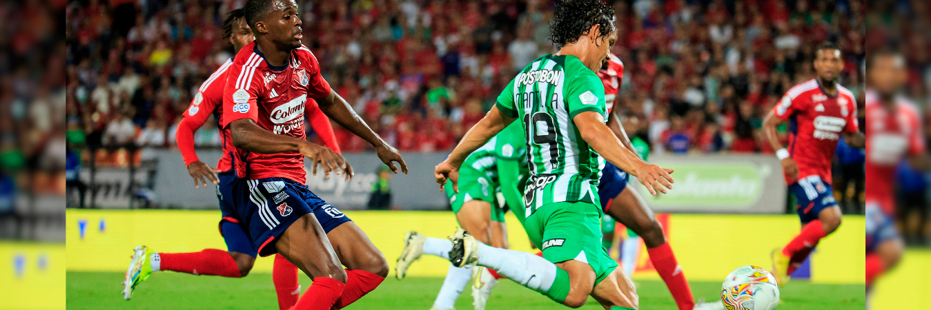 Atlético Nacional e Independiente Medellín disputarán una de las semifinales de la Copa Colombia. /FOTO: ANDRÉS CAMILO SUÁREZ