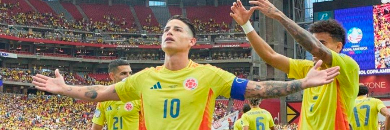James Rodríguez es una de las figuras de la Copa América 2024. /FOTO: INSTAGRAM @jamesrodriguez10