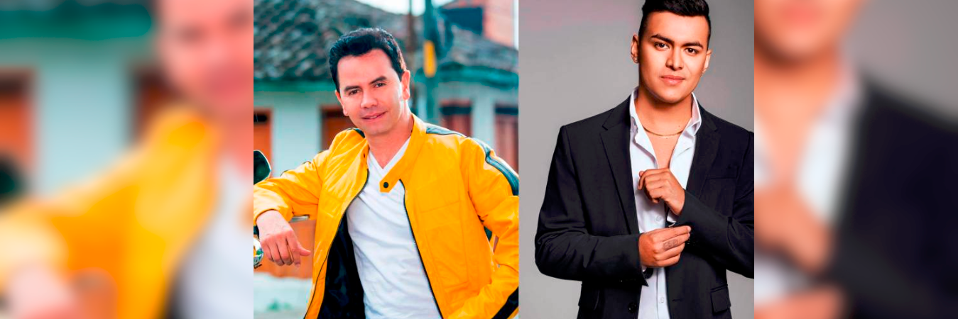 Los cantantes Jhonny Rivera y Yeison Jiménez. / FOTO: TOMADAS DE LA WEB