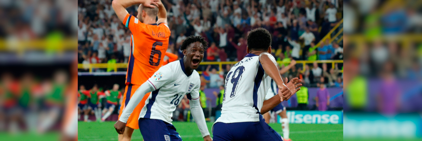 Inglaterra se medirá en la final de la Eurocopa a España. /FOTO: X @EURO2024