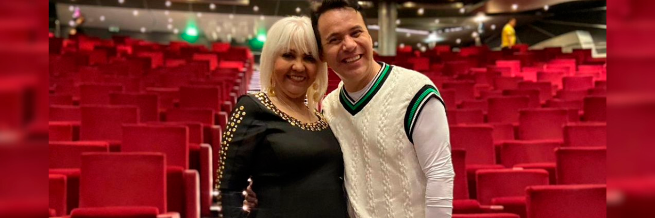 El humorista compartió un carrete de imágenes con su fallecida esposa. /FOTO: INSTAGRAM @polilla_feliz