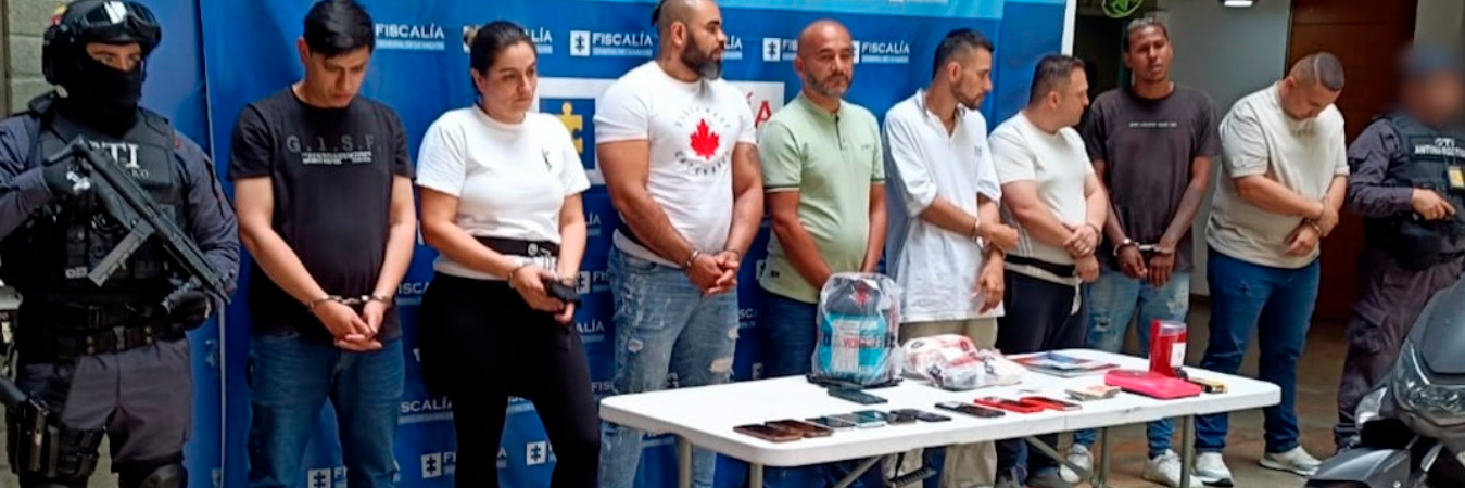 Con estas capturas, la organización criminal quedó desarticulada. /FOTO: CORTESÍA