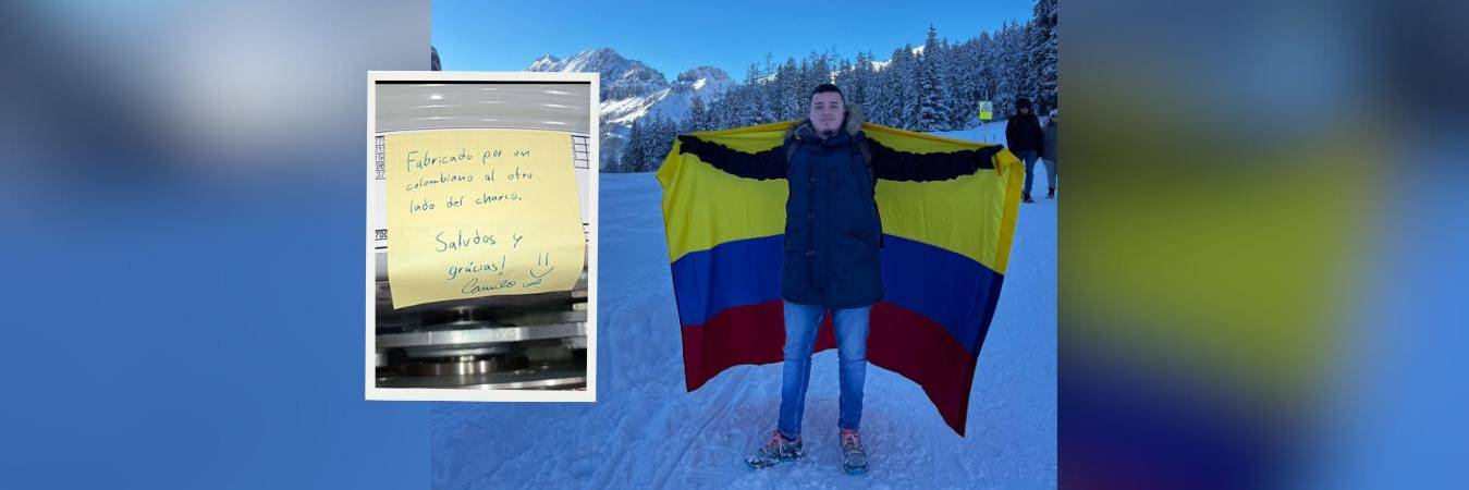 Camilo Andrés Martínez Marín, colombiano en España. FOTO: X @metrodemedellín