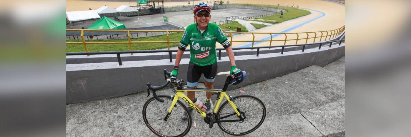 La leyenda del ciclismo colombiano Martín Emiliano Rodríguez. FOTO: ARCHIVO - MANUEL SALDARRIAGA