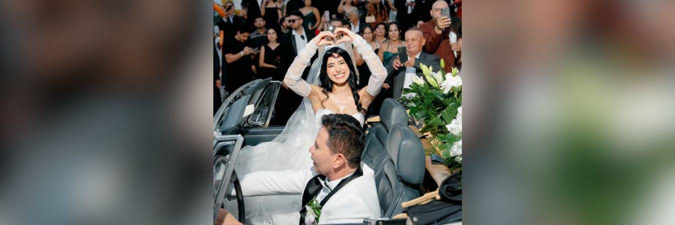 Jhonny Rivera y Jenny López se casaron el pasado domingo. FOTO: INSTAGRAM @JENNYLOPEZ_OFICIAL