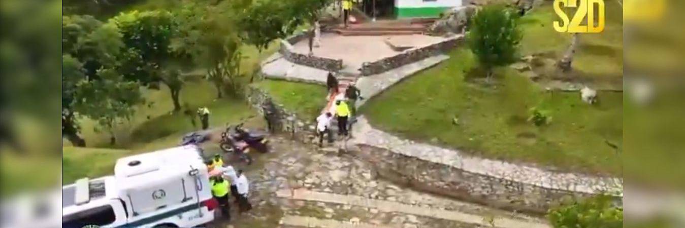 El operativo fue en Barbosa. /FOTO: CAPTURA DE VIDEO