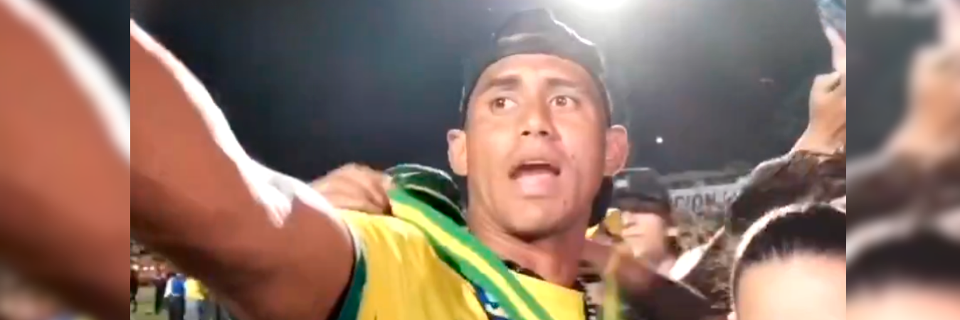 Momento en el que Carlos Henao fue víctima de un robo. /FOTO: TOMADA DE VIDEO 