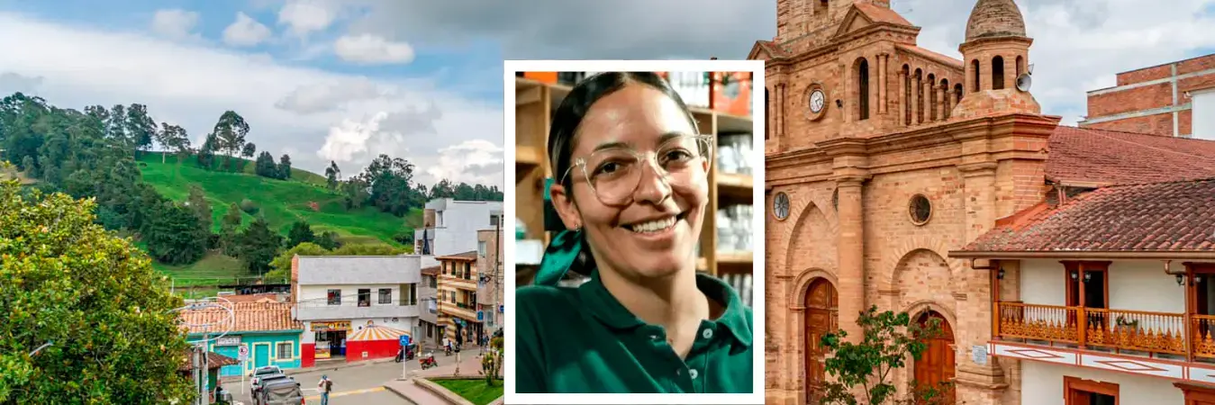 Ella era María Isabel Chavarría Tobón, de 27 años, asesinada en Entrerríos. /FOTOS: GOBERNACIÓN DE ANTIOQUIA Y CORTESÍA. 