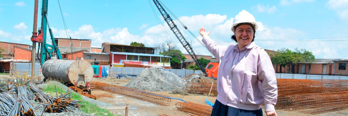La Hermana Marleny Giraldo no solo es la líder de los proyectos sociales de ABC Prodein en Cali, también se convirtió en el simbolo de esperanza para muchas familias / FOTO: CORTESÍA ABC PRODEIN.