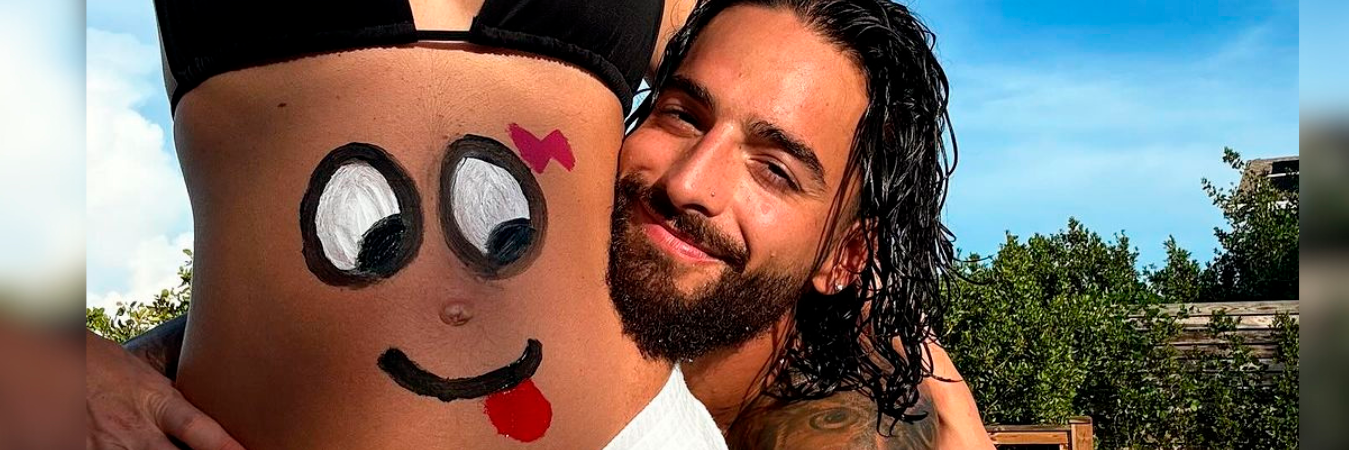 Maluma presumiendo el embarazo de su novia. /FOTO: INSTAGRAM @maluma
