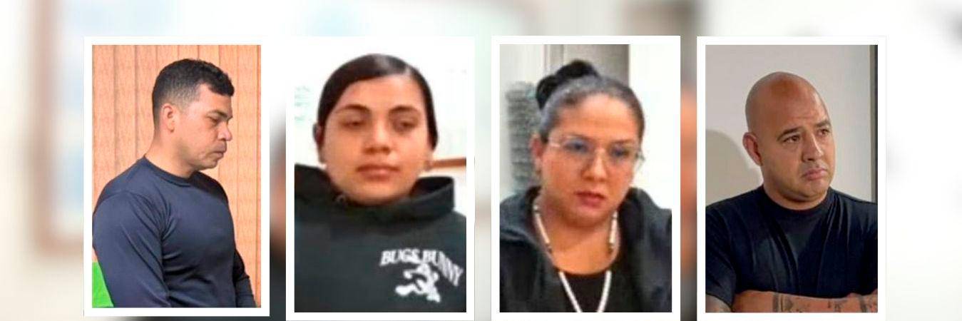 Miembros de la Policía señalados como presuntos responsables. FOTO: CORTESÍA FISCALÍA