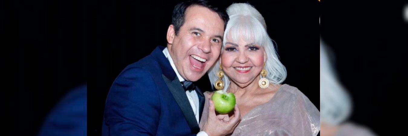 Polilla junto a su esposa La Gorda Fabiola. /FOTO: INSTAGRAM @polilla_feliz