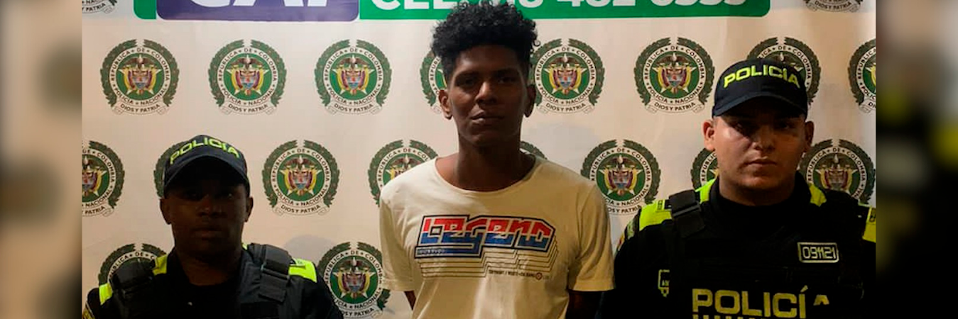 Eduar Mateo Estrada Ibargüen, el capturado. /FOTO: CORTESÍA