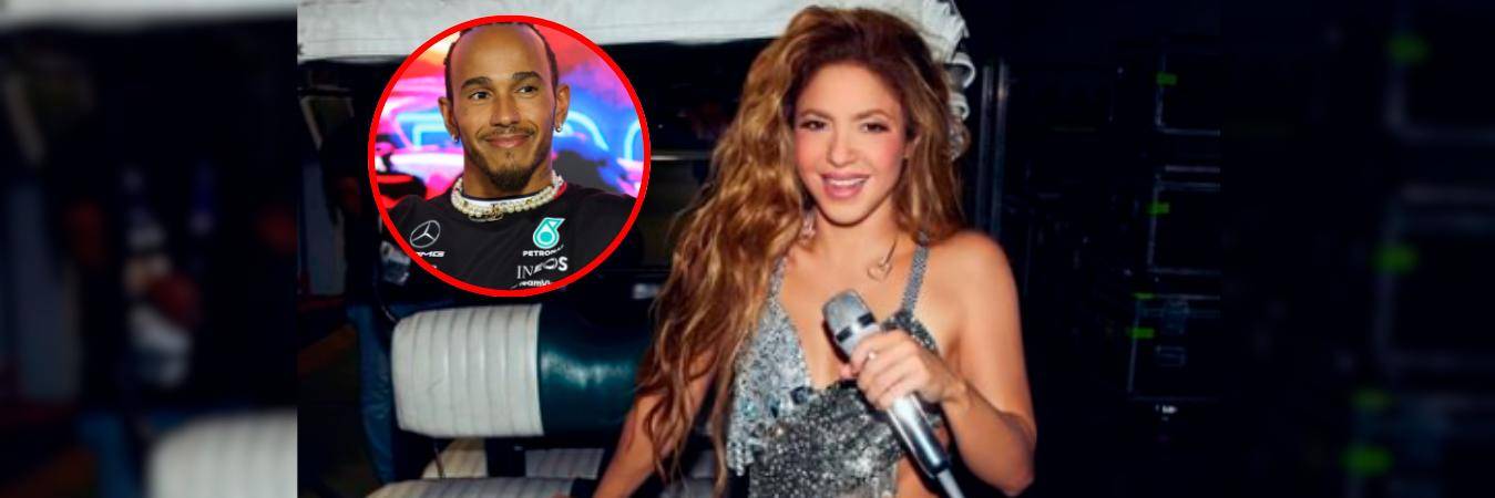 Existieron rumores de que Shakira tuvo un romance con el piloto Lewis Hamilton. /FOTO: INSTAGRAM @shakira
