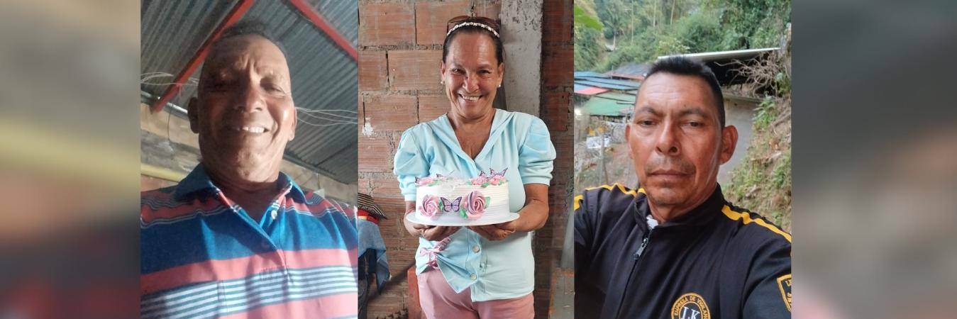 Los hermanos Sánchez Pedrosa viven en Santander y Bolívar y buscan a sus otros hermanos en Antioquia. /FOTOS: CORTESÍA ORLANDO SÁNCHEZ 