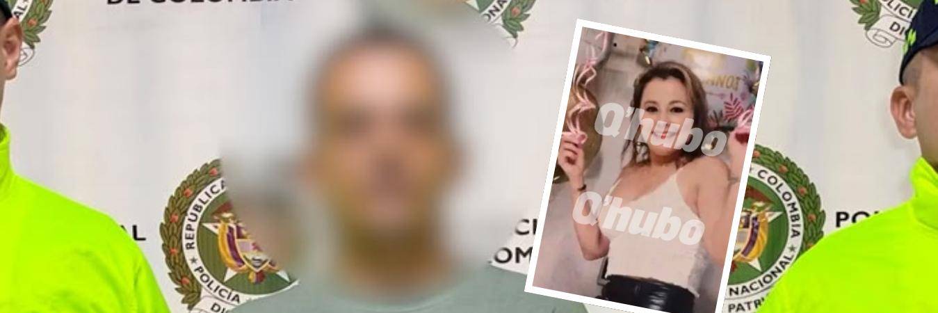 Jhon Jairo Arango Vargas fue judicializado por el feminicidio de María Cristina Ramírez Quintero (foto detalle) en Robledo. FOTOS: FISCALÍA Y CORTESÍA