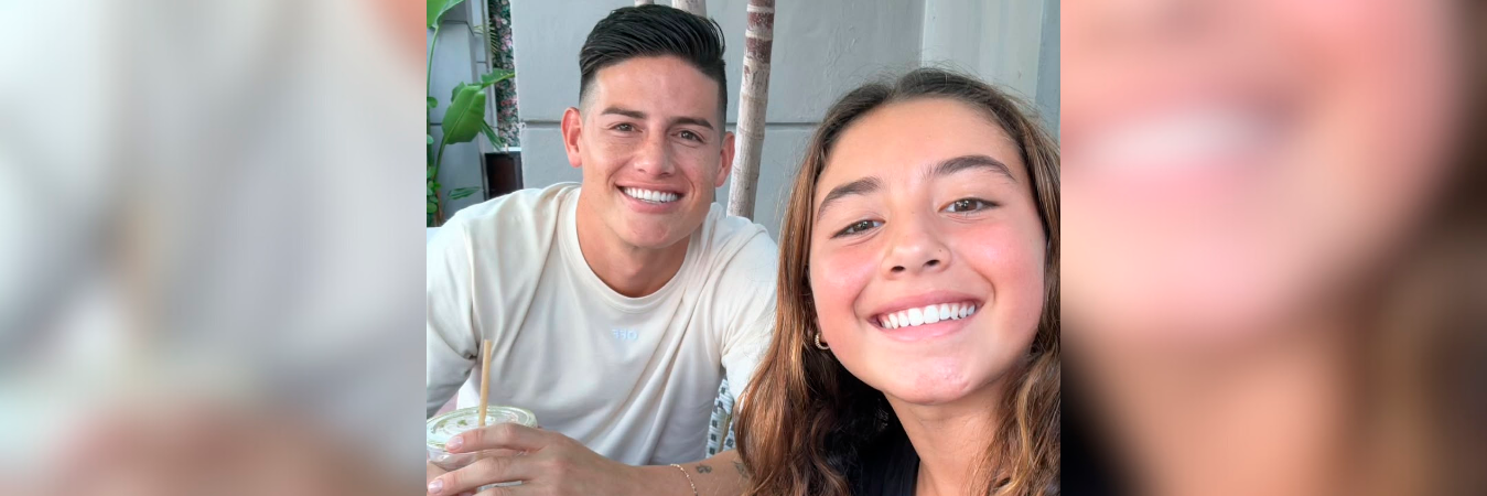 La primogénita de James ya tiene 11 años. /FOTO: TOMADA DE LA WEB