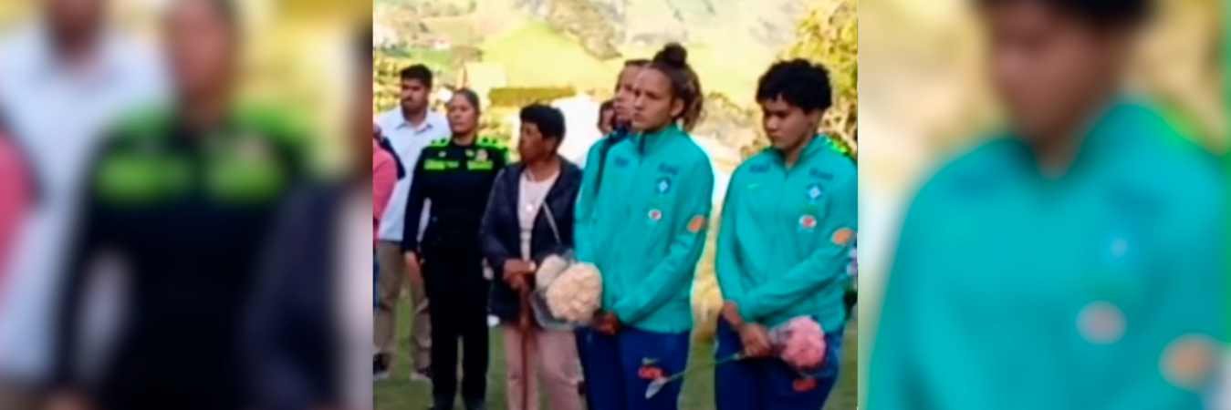 Las jugadoras agradecieron que el cuerpo técnico tuviera la idea de llevarlas. /FOTO: CAPTURA DE VIDEO