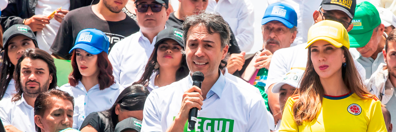 El exalcalde renunció a su cargo en 2023 para participar de la campaña a la alcaldía de Juan Carlos Upegui. /FOTO: JAIME PÉREZ