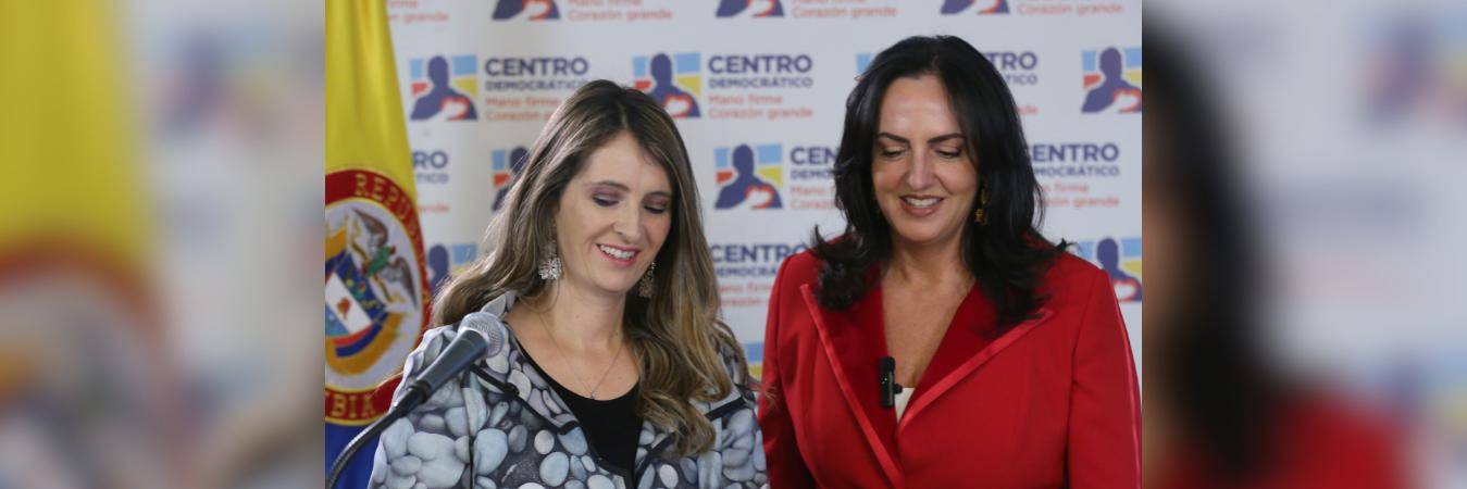 Paloma Valencia (izquierda) María Fernanda Cabal (Derecha). FOTO: COLPRENSA