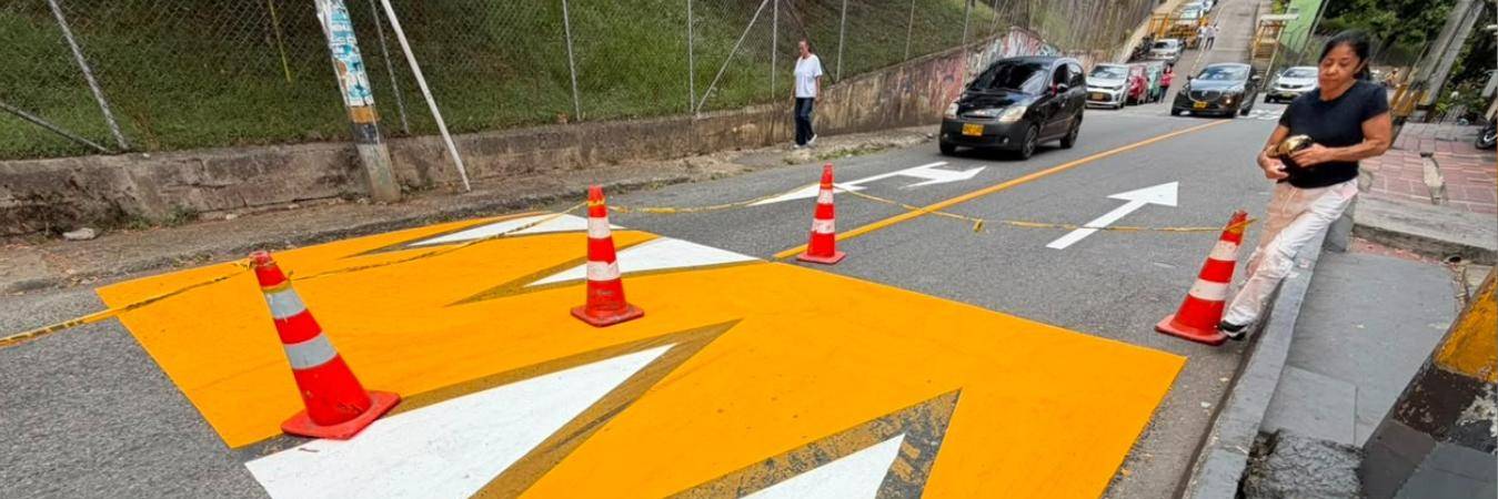 Cambios en la movilidad en Buenos Aires y La Toma. FOTO: ALCALDÍA DE MEDELLÍN