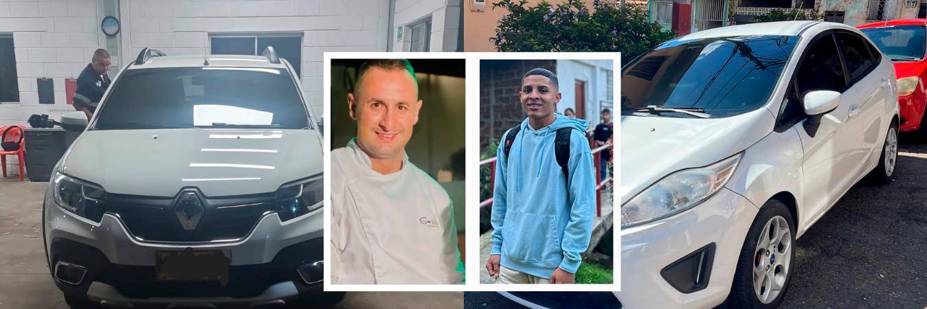 Al fondo se ven los dos vehículos que fueron inmovilizados. /FOTOS: CORTESÍA Y FEDERICO GUTIÉRREZ. 